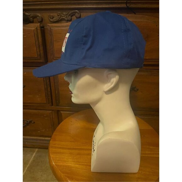 VTG 80’s NFL Signature Snap Back NEW YORK GIANTS Football Split Spellout Hat - Picture 4 of 10